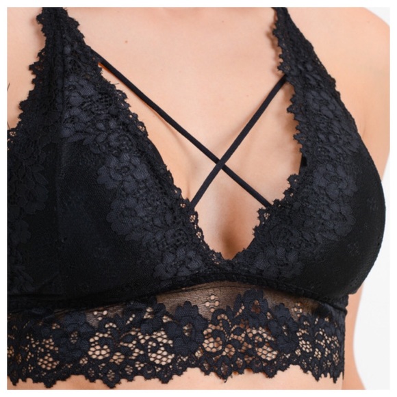 NEW! “BETTEY” BLACK LACE BRALETTE - Picture 4 of 4